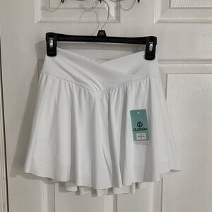 White Women’s athletic  Skort